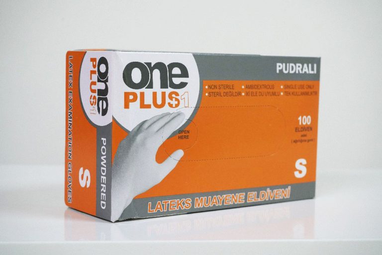 Buy Latex Examination Gloves Powdered at Factory Prices OnePlus Packaging