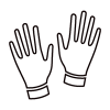 disposable gloves category icon