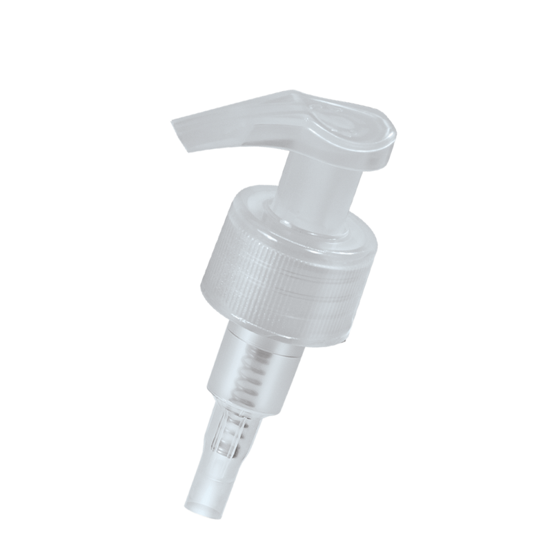 ROSA Classic RIBBED NECK Transparent lotion and soap pump (2 cc)
