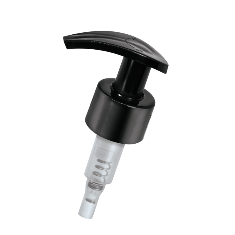 zambak trend smooth neck black lotion and soap pump (1.2 cc)