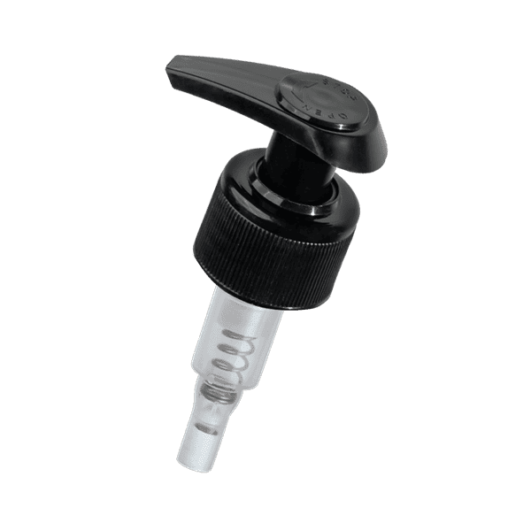 Manolya Lotion Plastic Pump (2 cc) black side view