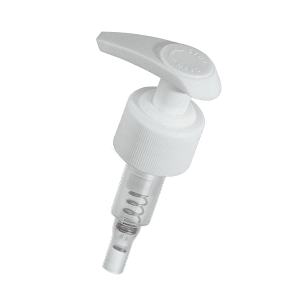 Manolya Lotion Plastic Pump (2 cc) white side view